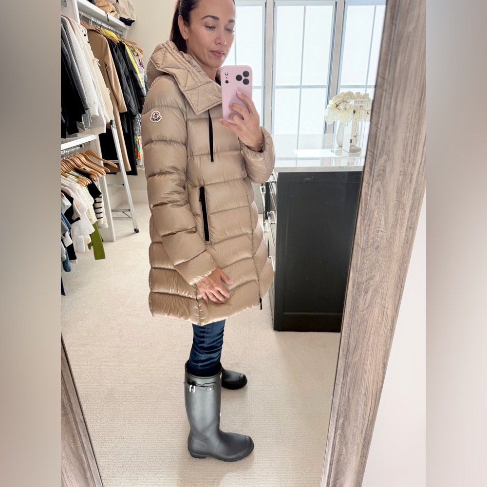 Moncler Suyen Down Quilted Nylon Hooded Parka size 3 - Picture 7 of 15